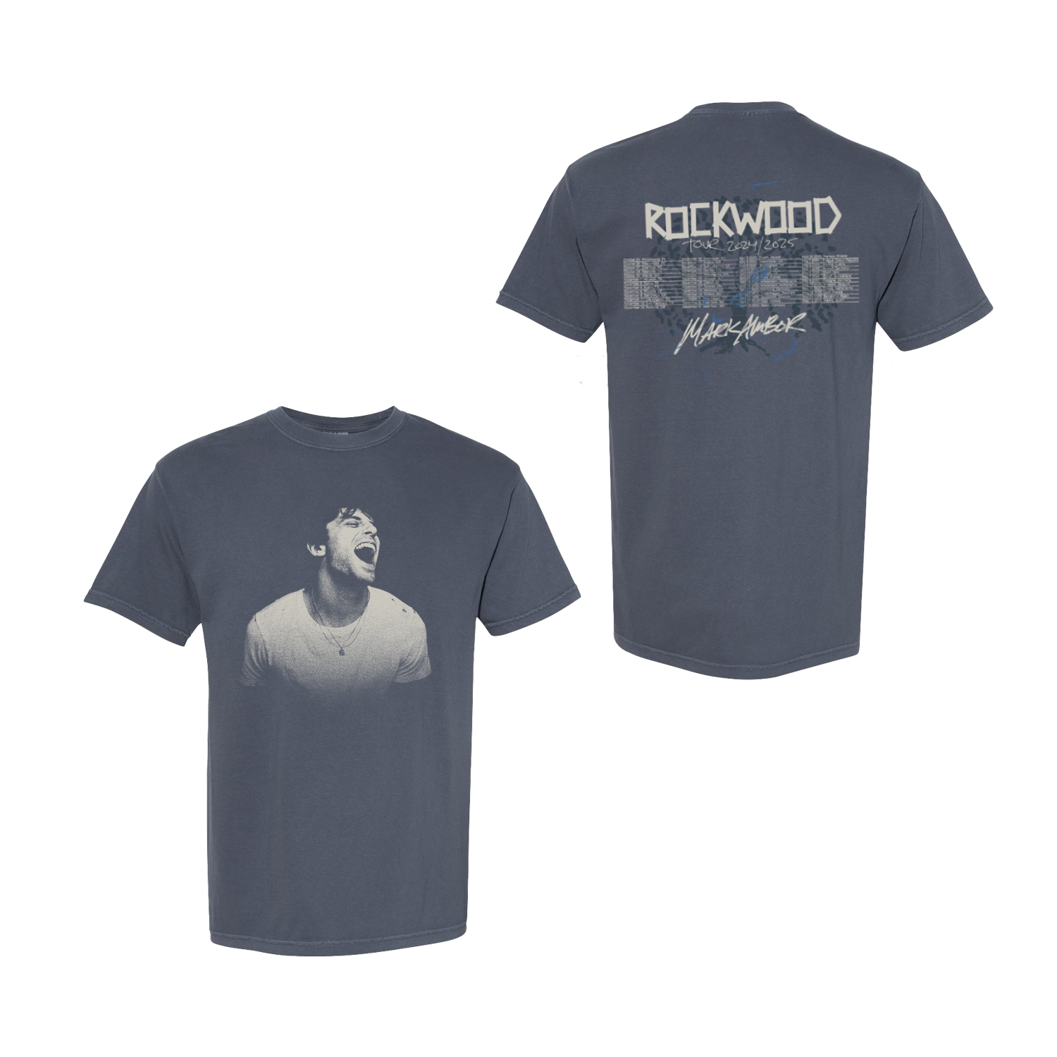 PHOTO DENIM BLUE TOUR T-SHIRT